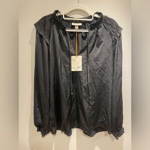 Knox Rose Charcoal Blouse